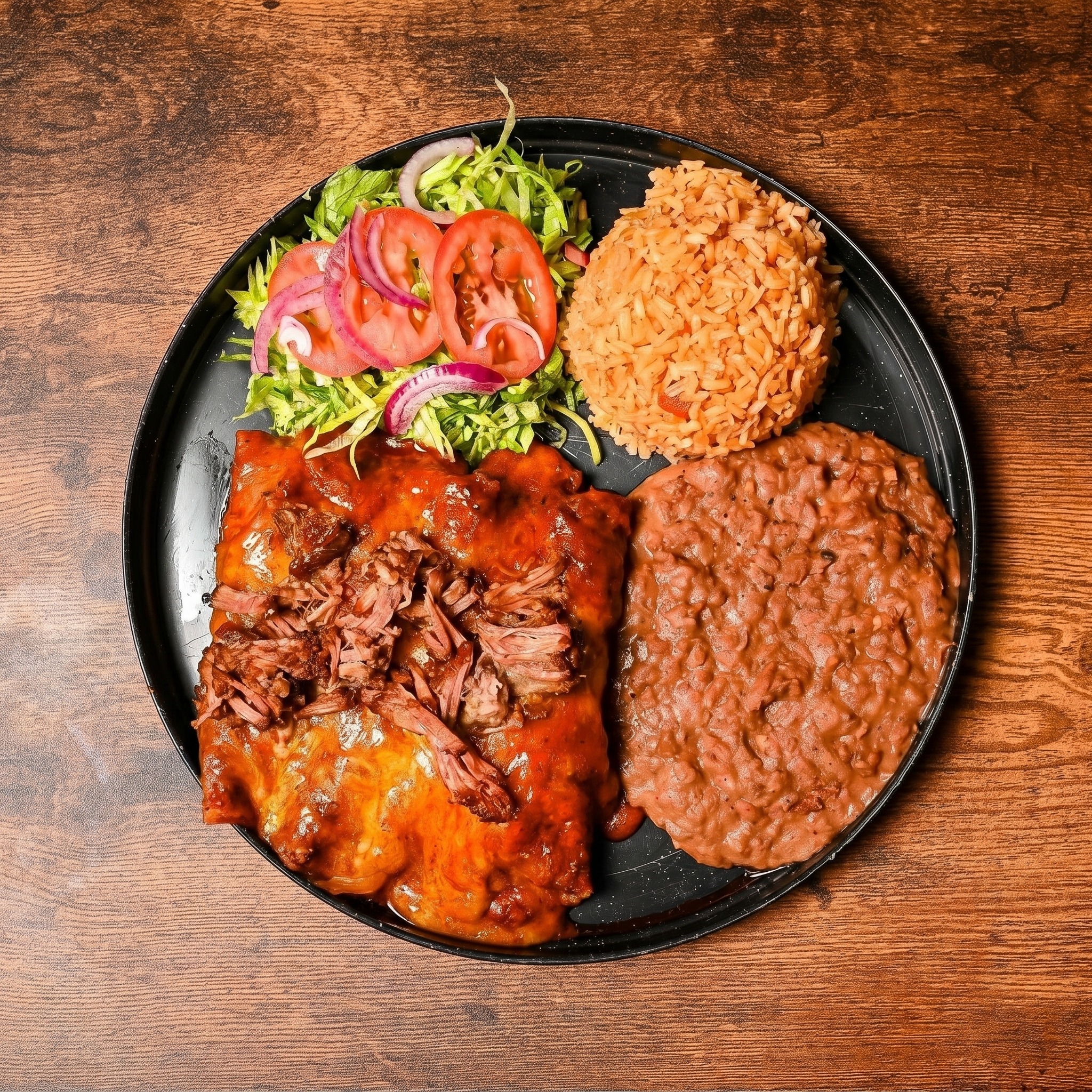 Brisket Enchiladas Special.