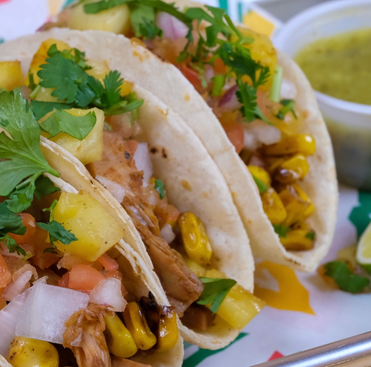 (3) Jackfruit Asada Taco (Yaca Asada).