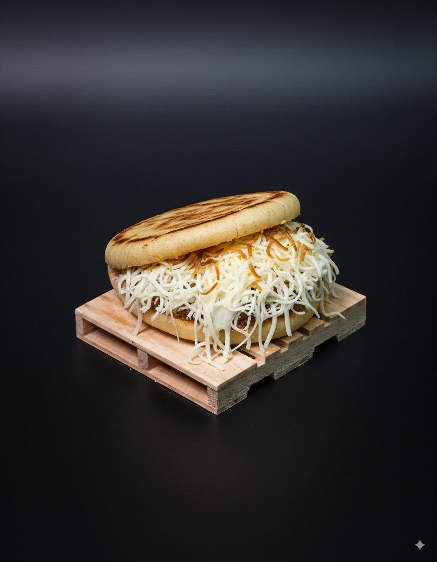 Just cheese please arepa.