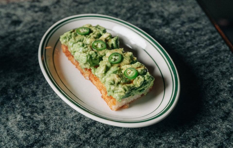 Avocado Crispy Rice.