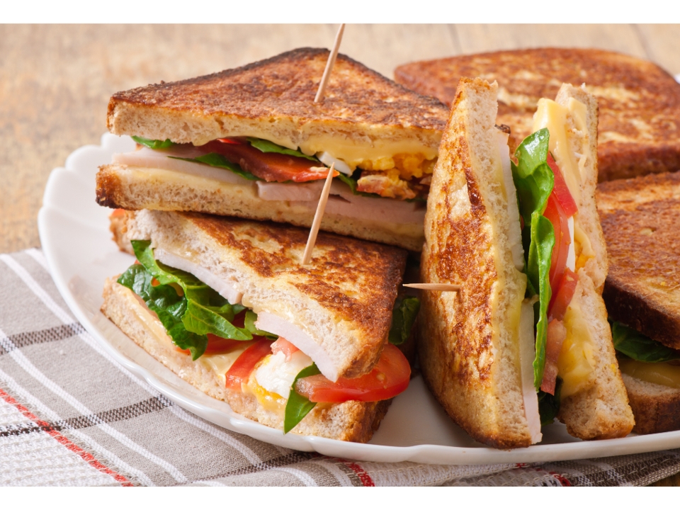 Caesar Club Sandwich.