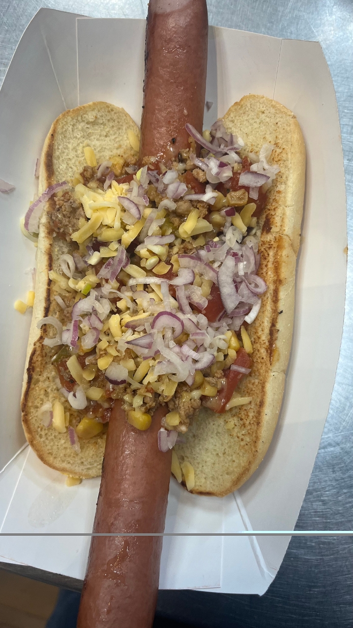 Bonfire Chili Dog.