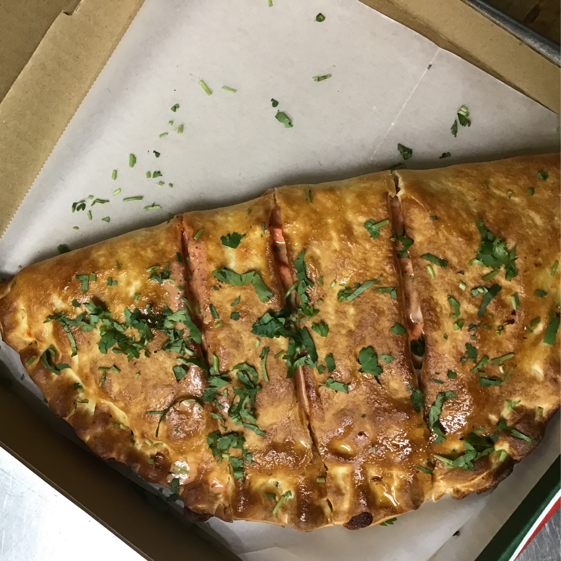 East Indian-Style Shaahi Paneer Calzone.