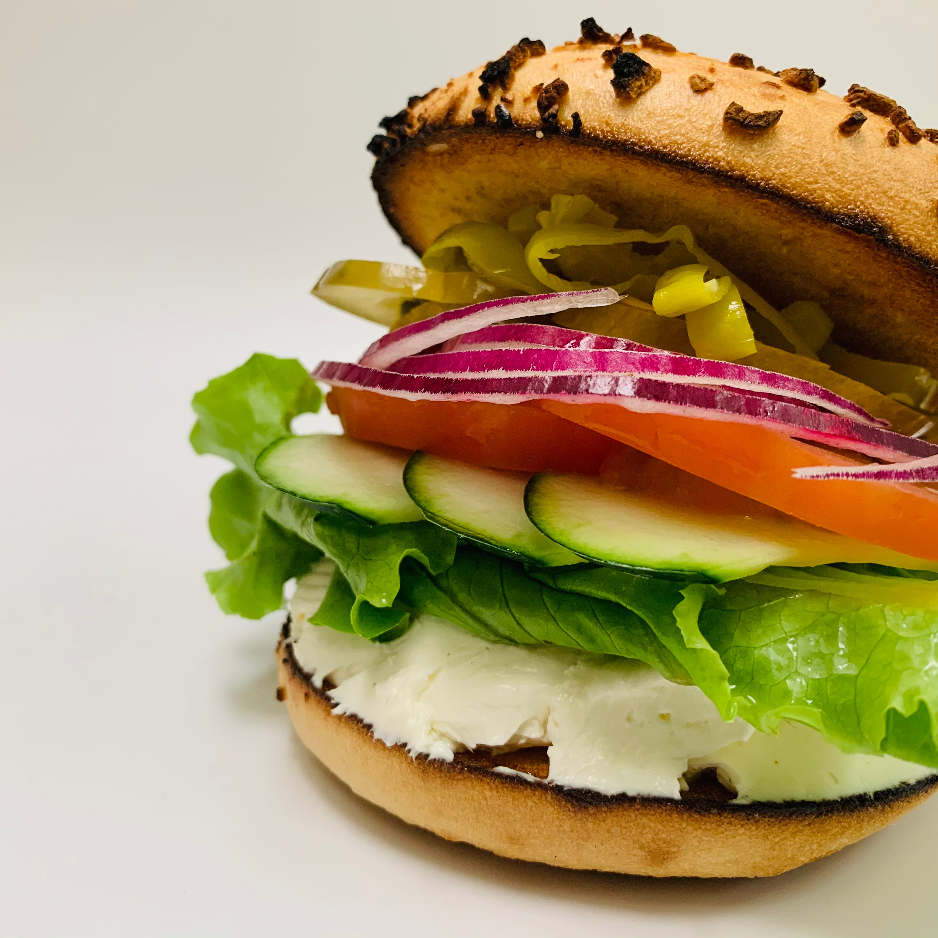 Veggie with Schmear..