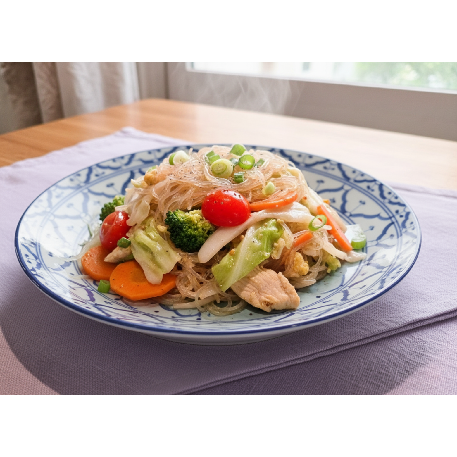 Pad Woon Sen (Glass Noodles).