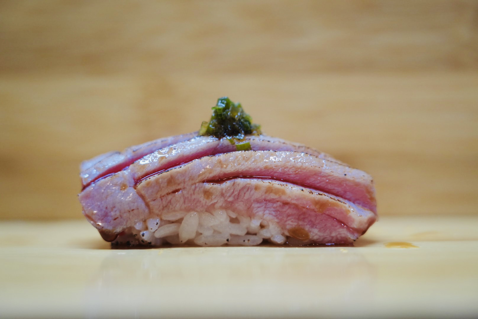 Seared Toro GG Sushi.