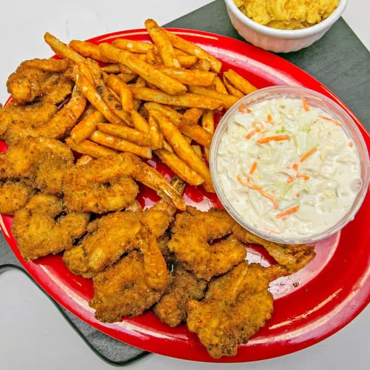 12 Fried Shrimp Platter.