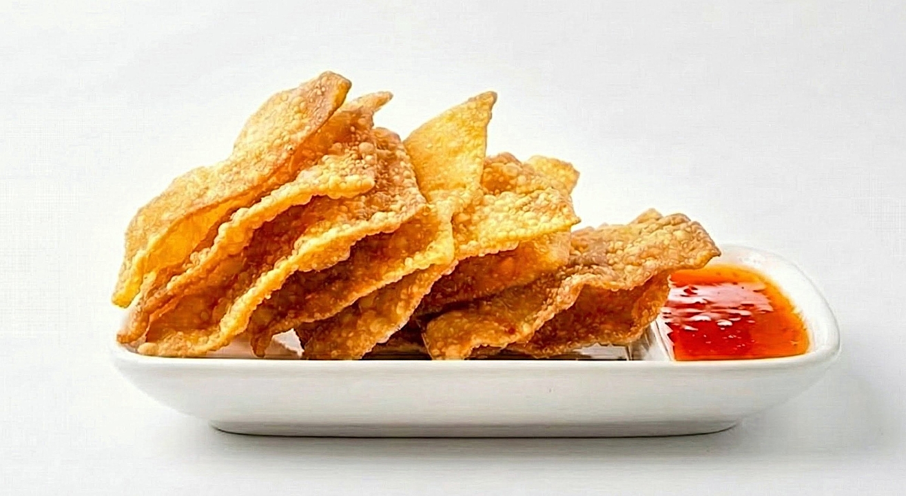 Fried Wonton Skins.