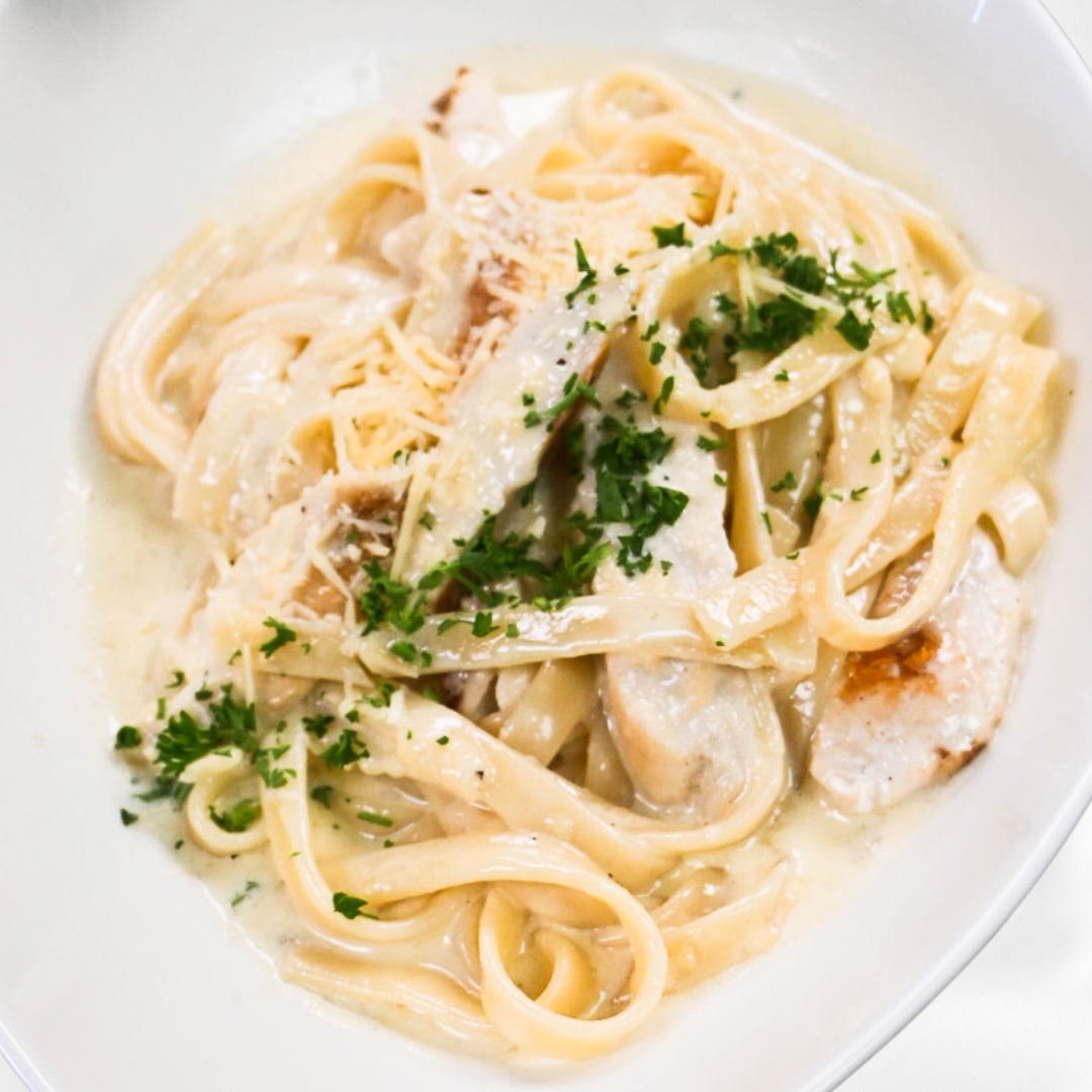 Fettuccine Alfredo.