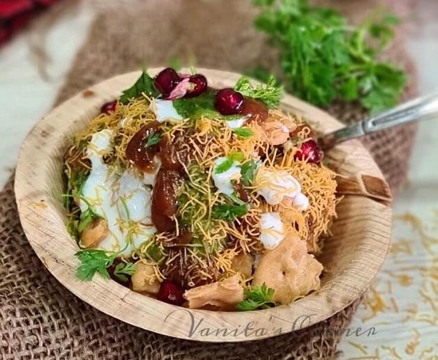 Aloo Tikki Chaat.