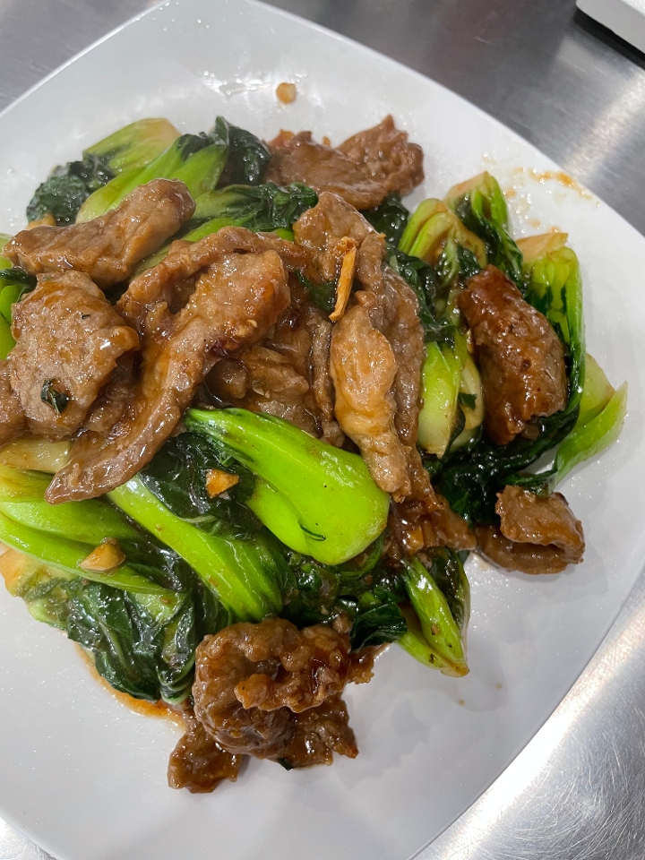 (LG) Beef with Satay Sauce (大) 沙爹牛肉.