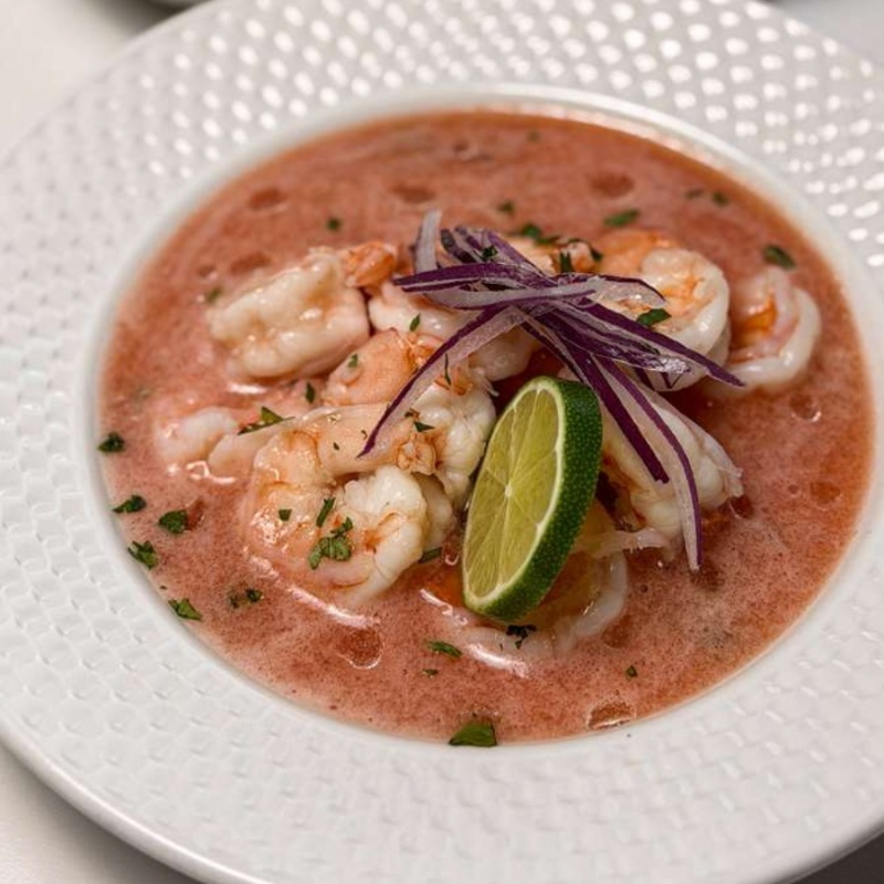 Ceviche de Camaron.