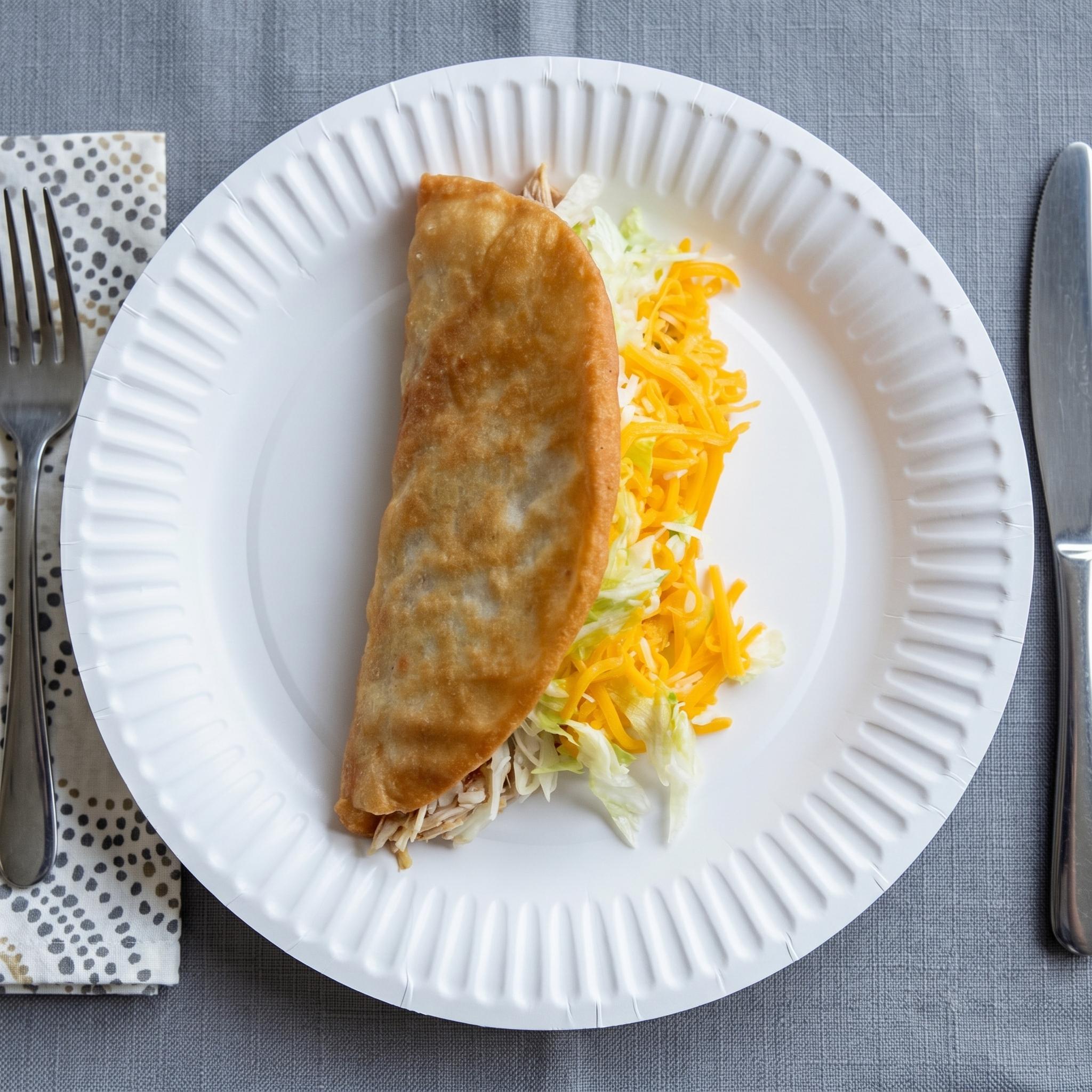 1 Crunchy Flour Taco.