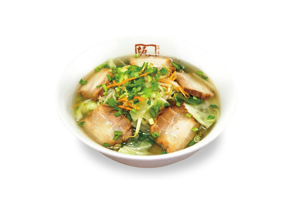 Mixed Boiled Vegetable Shio Ramen.