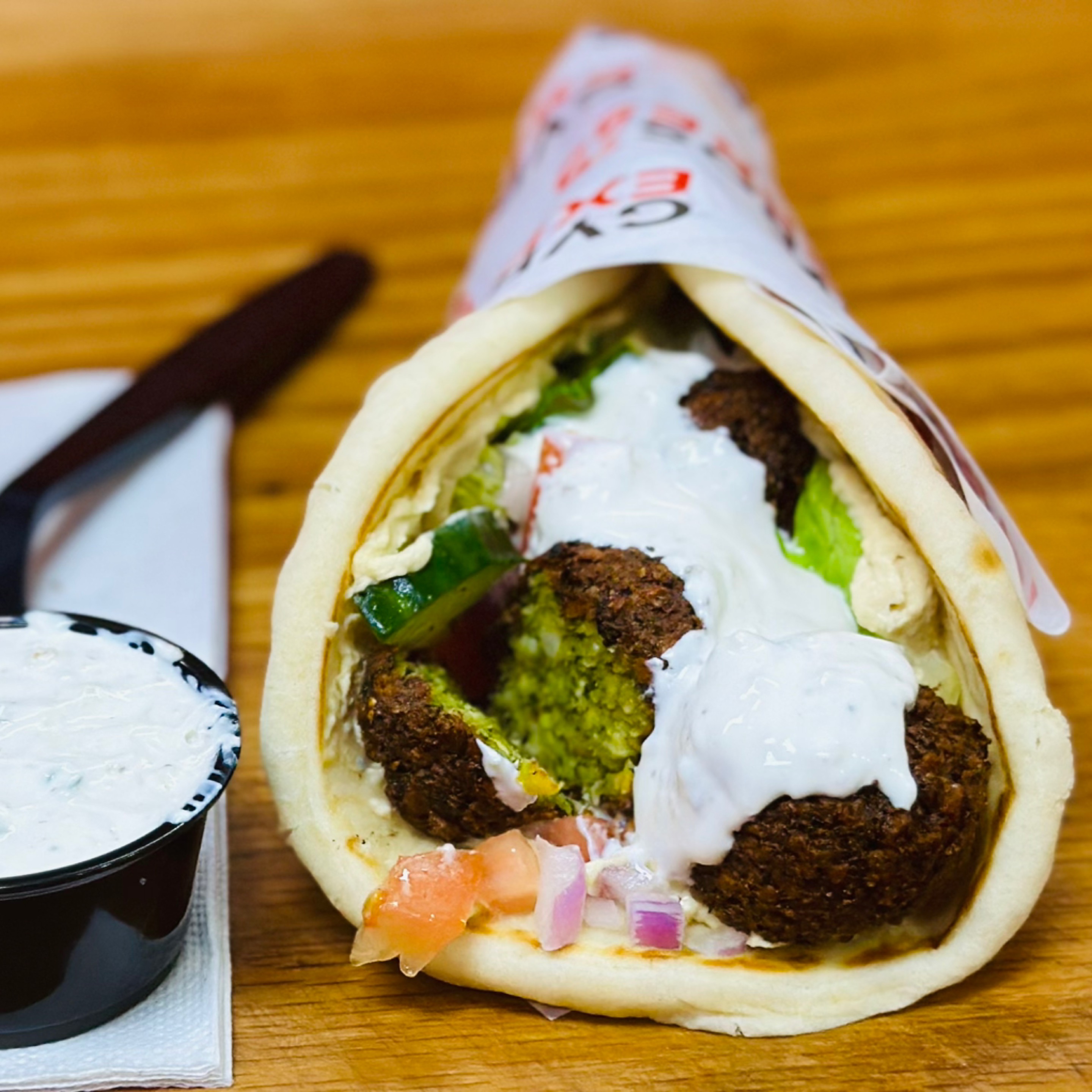 Falafel Gyro.