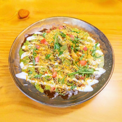 Samosa Chaat.