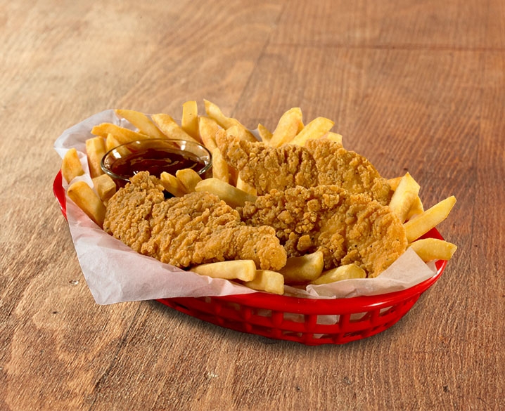 Chicken Fingers with Fries.