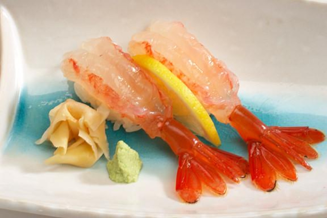 1 Pc Sushi "Amaebi" Sweet Shrimp.