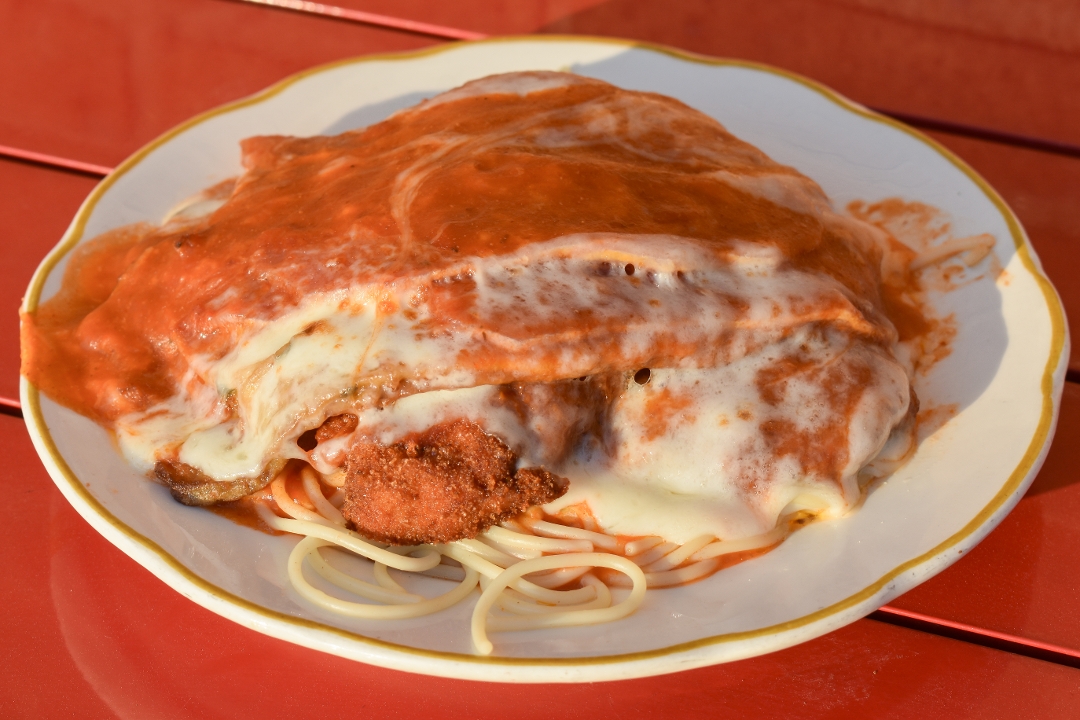 Chicken Parmigian.