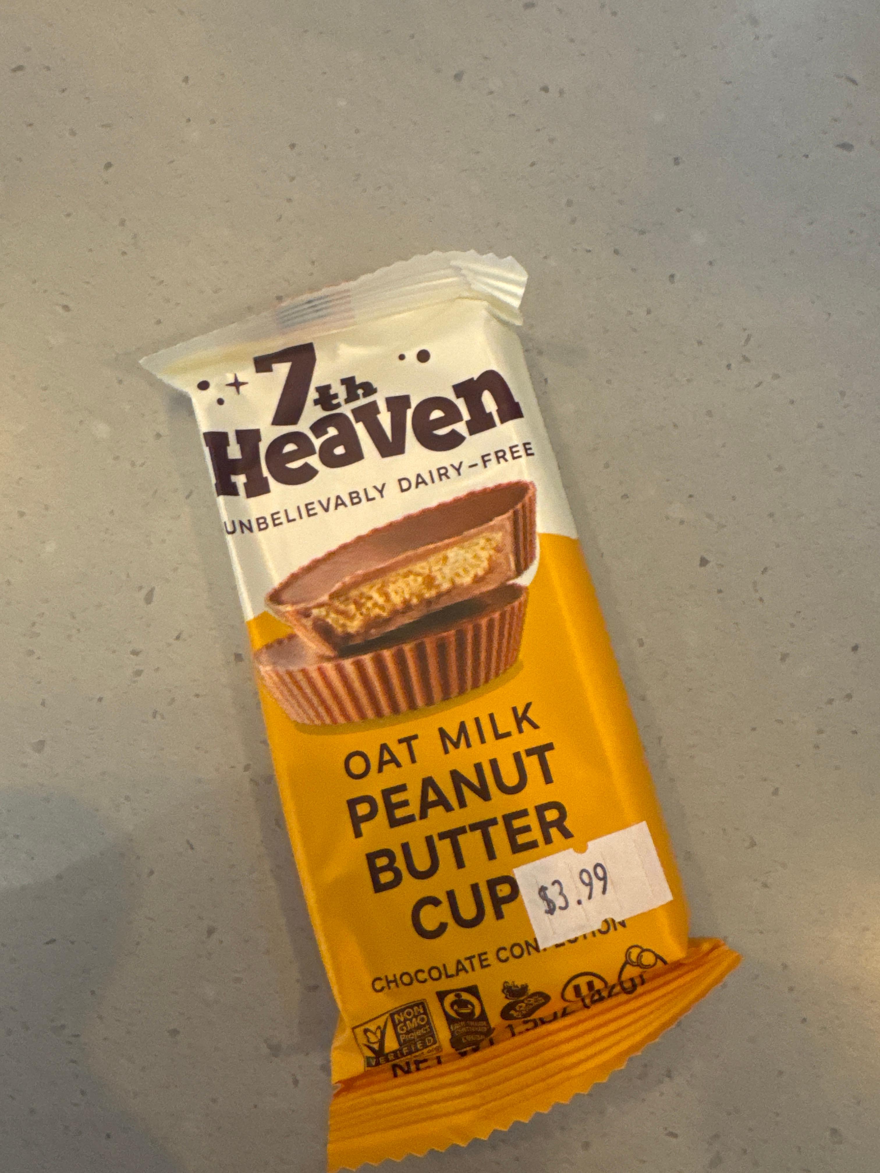7th Heaven Oat Milk Peanut Butter Cups.