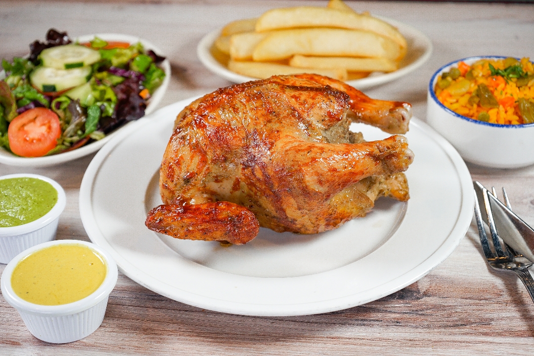 Whole Rotisserie Chicken +3 Sides.