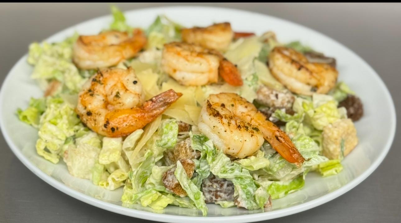 Grilled Shrimp Caesar Salad.