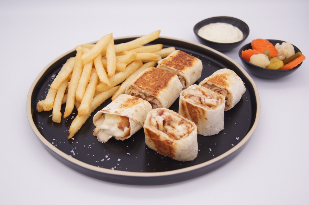 Arabi Chicken Shawarma Plate.