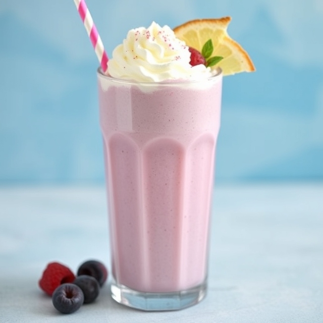 Blue Raspberry Milkshake.