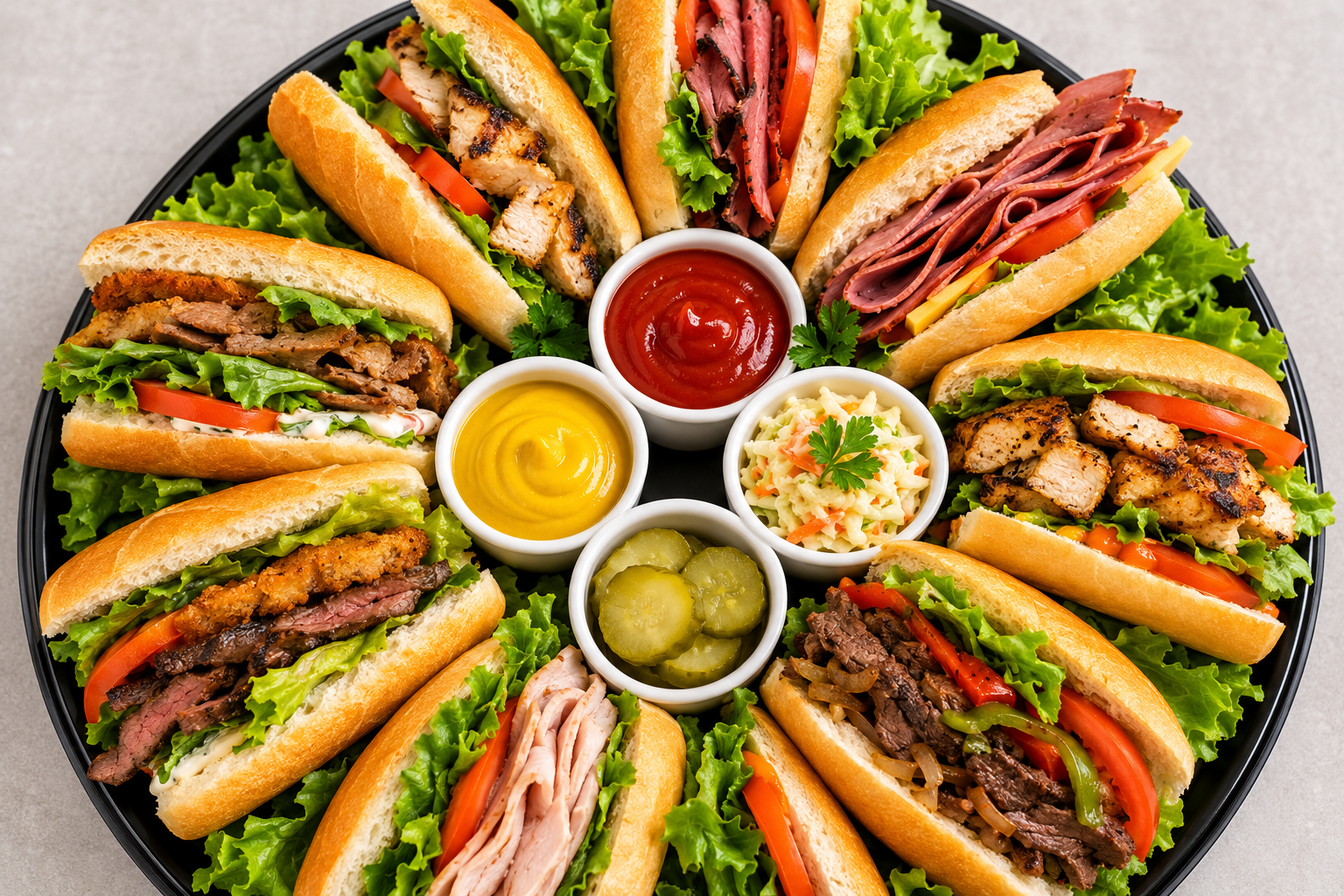 Sandwich Platter.