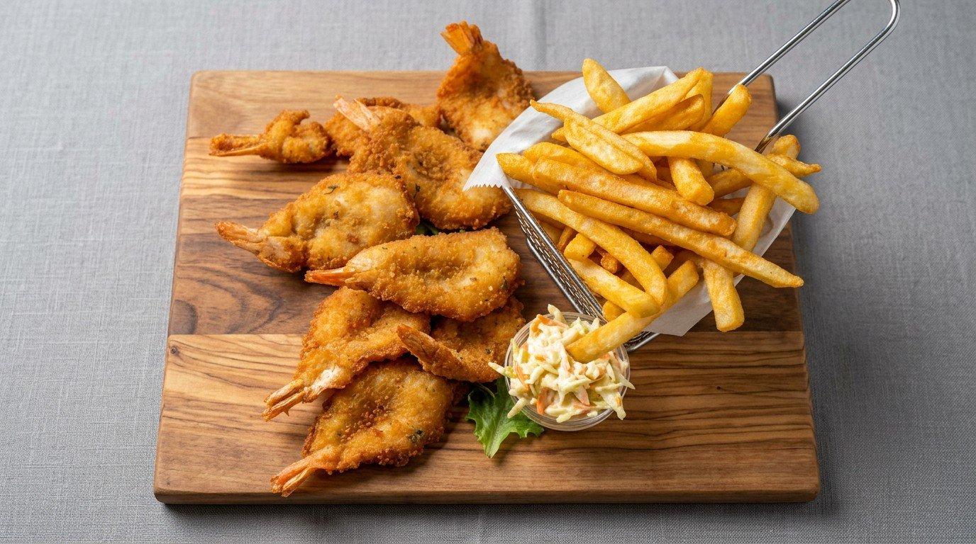 Fried Shrimp Basket App.