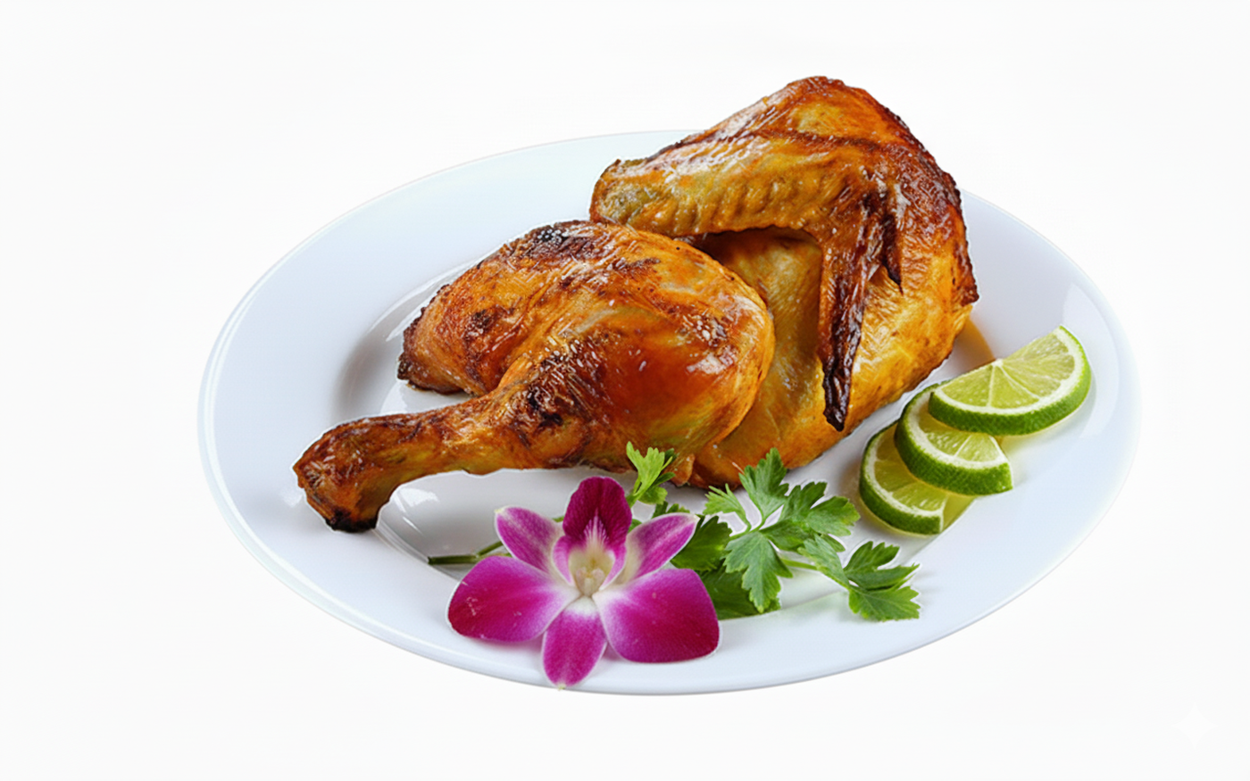 Half Rotisserie Chicken - 1/2 Pollo a la brasa.