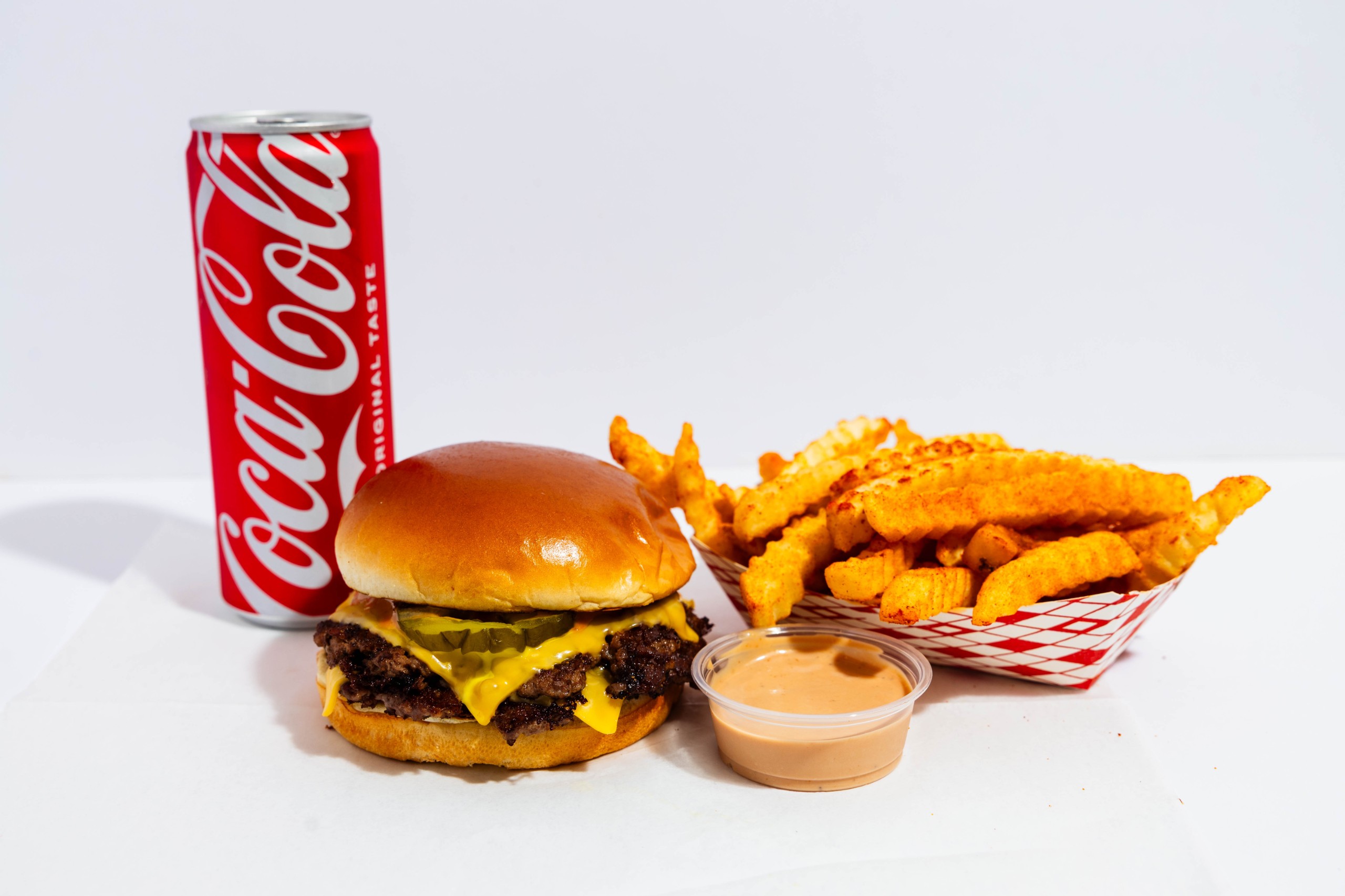 Double Smash Burger Combo.