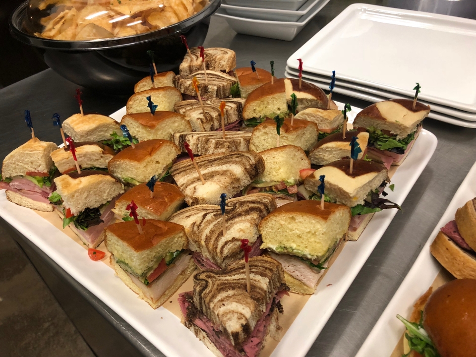 Mini Sandwich Platter.