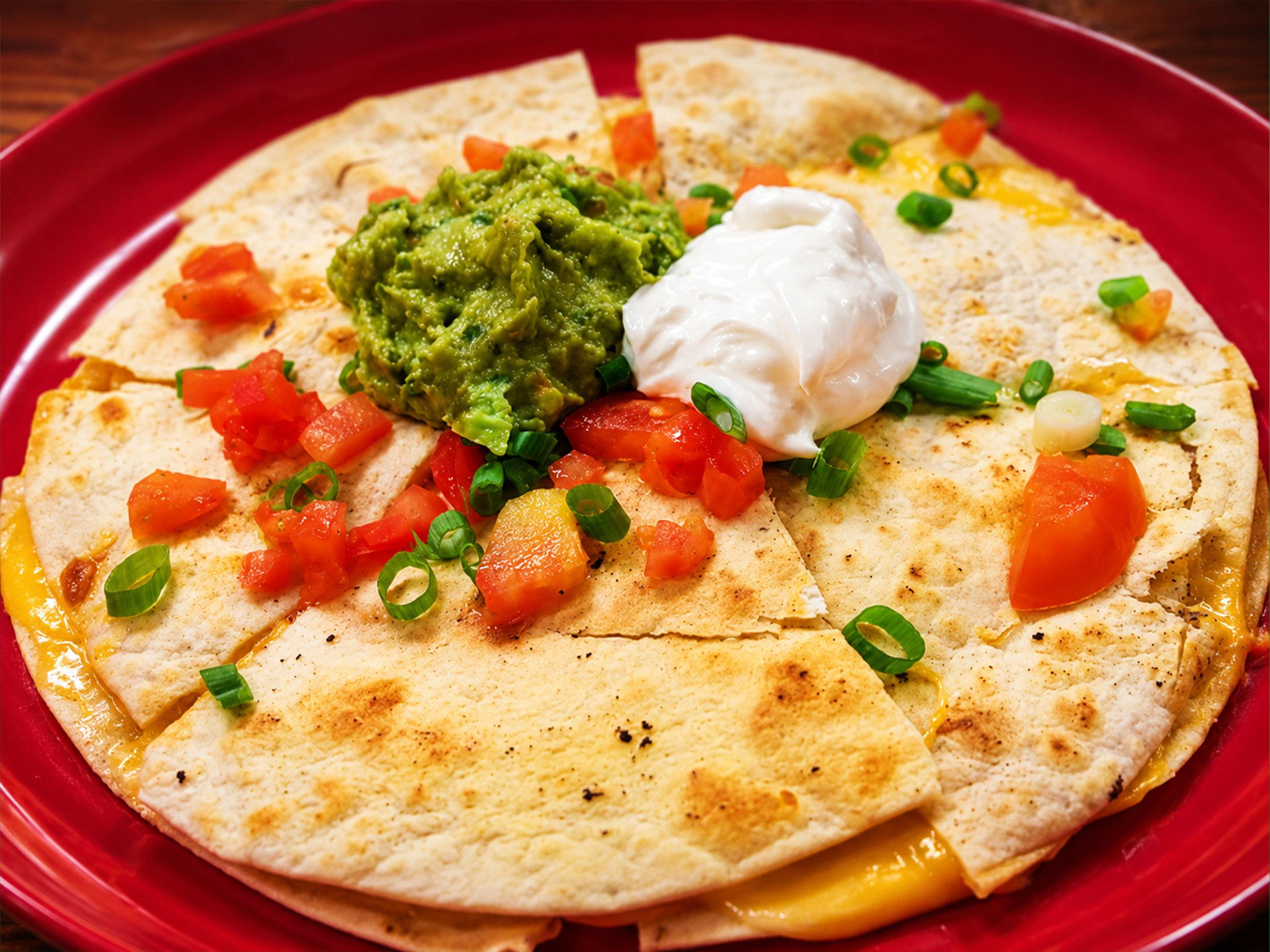 Vegetarian Quesadilla.
