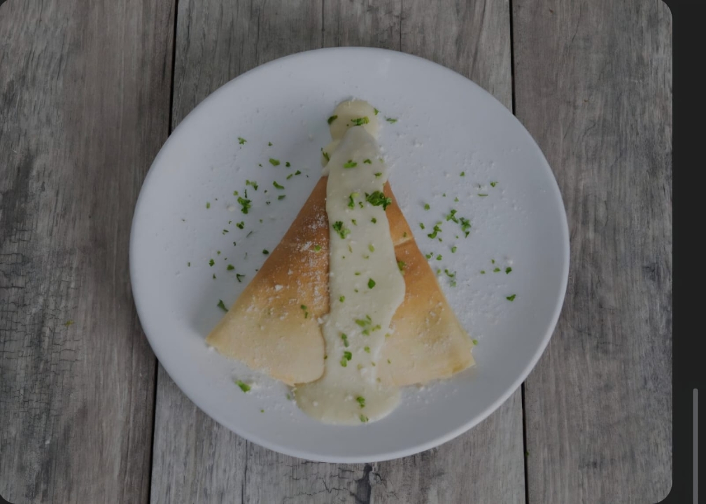 Four Cheese Crepe.