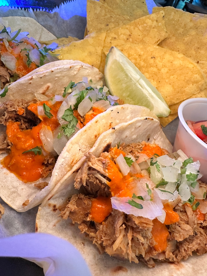 Chicken Tinga Tacos.