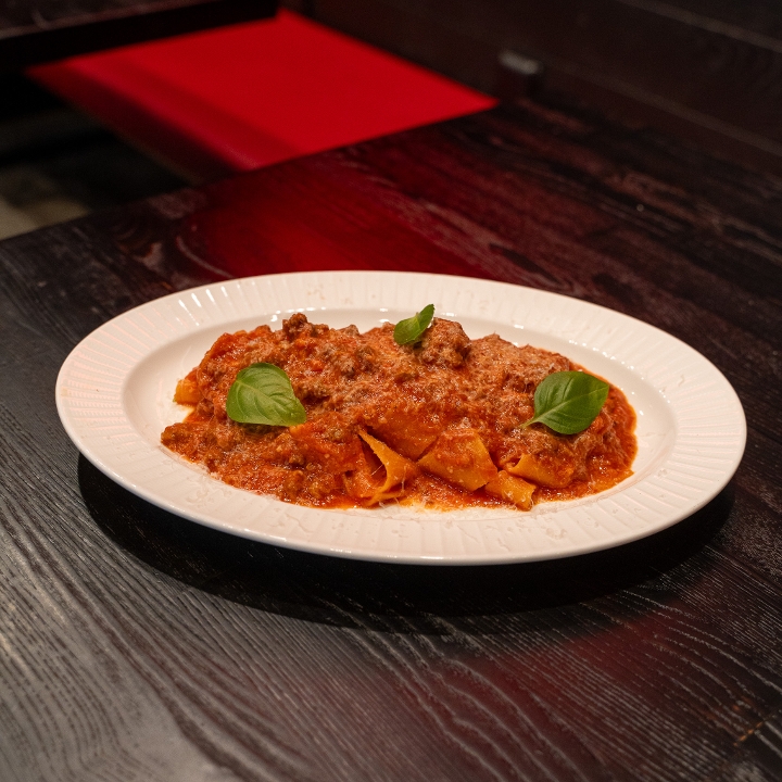 PAPPARDELLE BOLOGNESE.