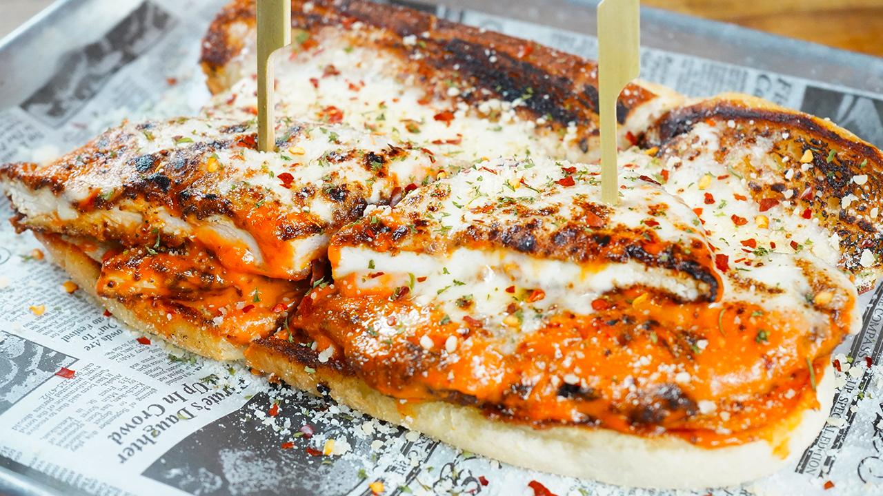 "Capone's Favorite" - Chicken alla Vodka Sandwich.
