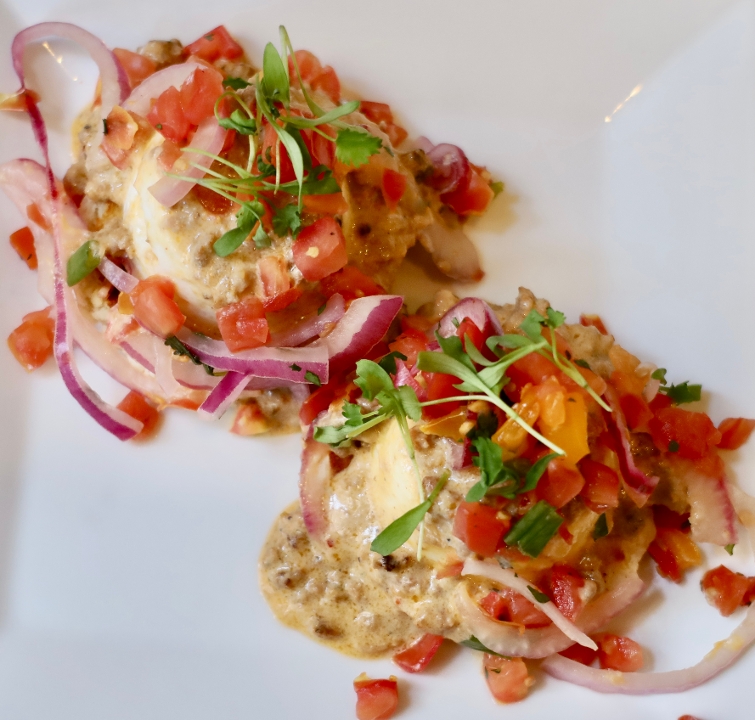 Chorizo Benedict.
