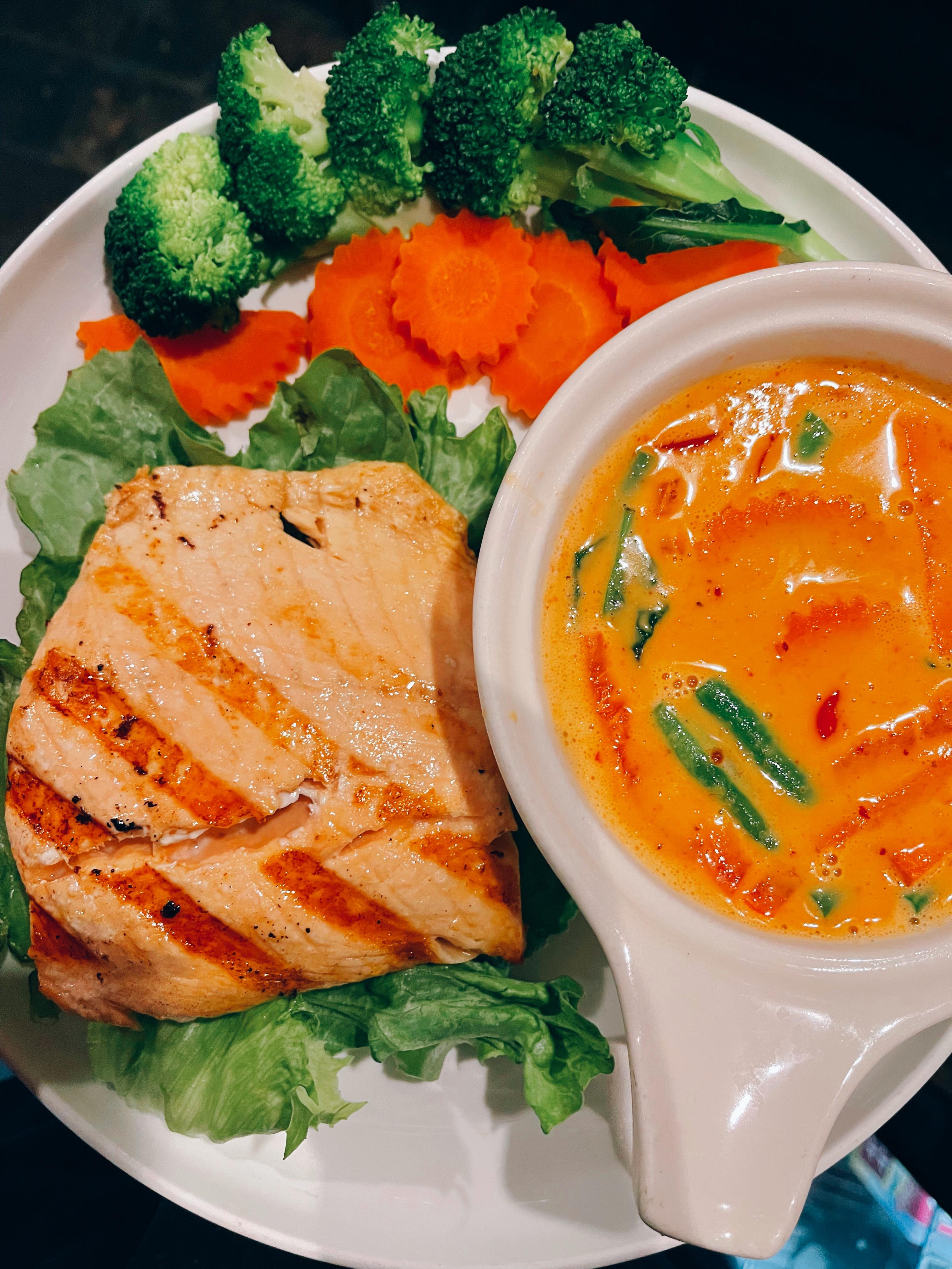 Grilled Salmon - Panang.
