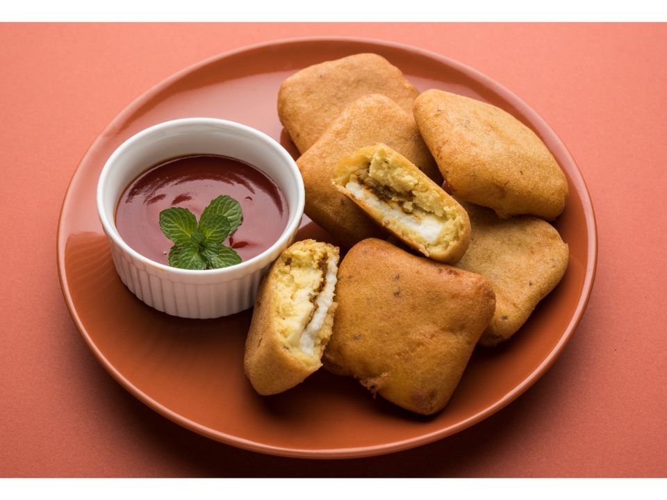 Vegetable Pakora Basket.
