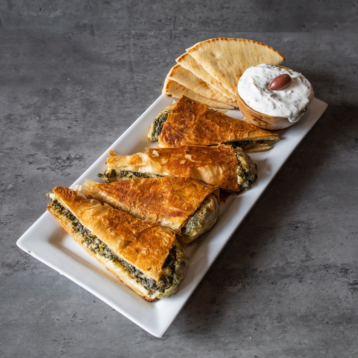 Spanakopita Platter (Spinach Pie).