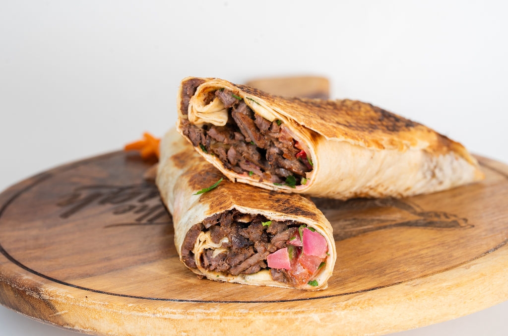 Beef Shawarma Wrap.