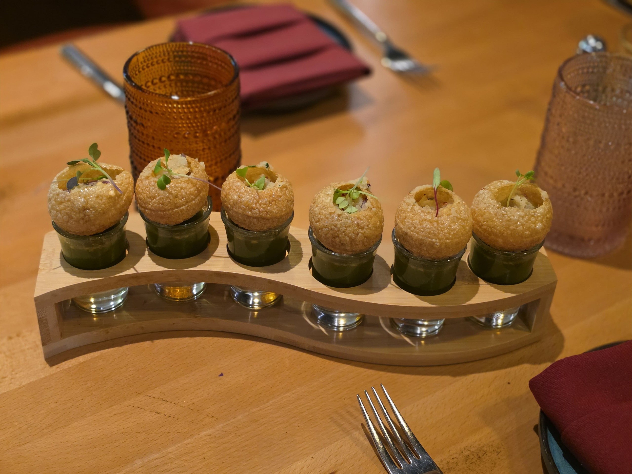 Avocado Pani Poori.