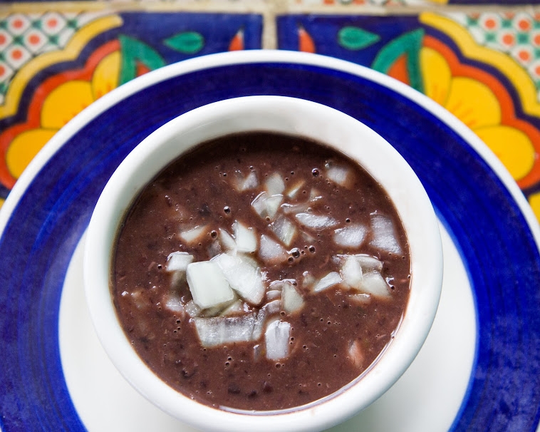 BLACK BEAN SOUP CUP.