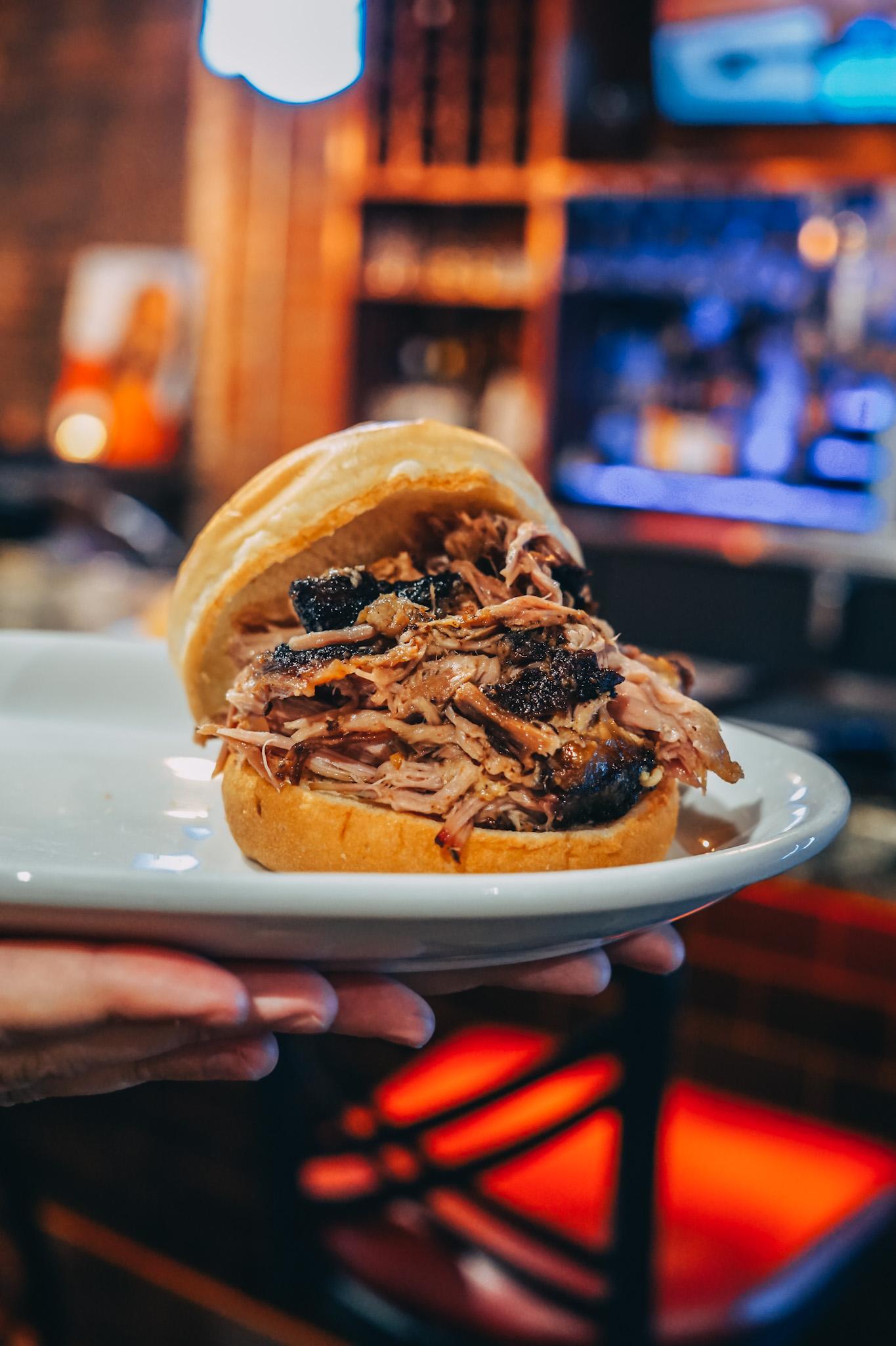The Moo'ing Pig Sandwich.