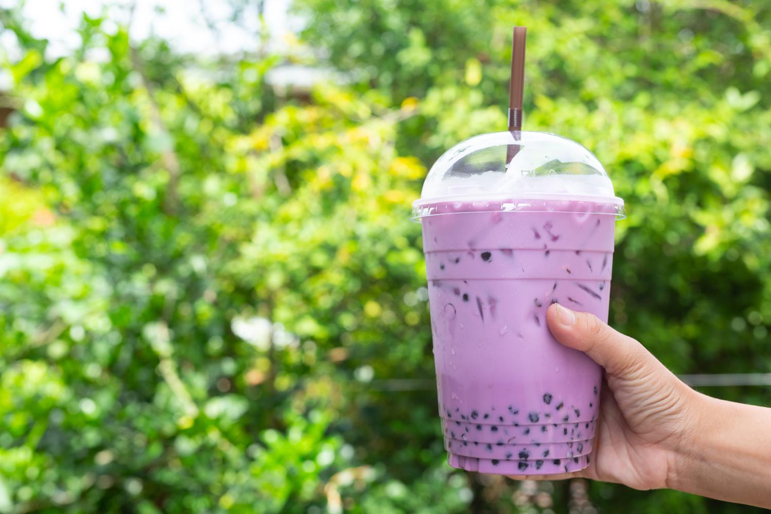Taro Boba Tea.