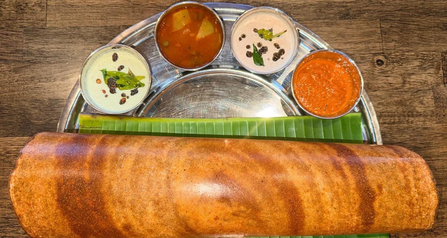 Ghee Roast Dosa.