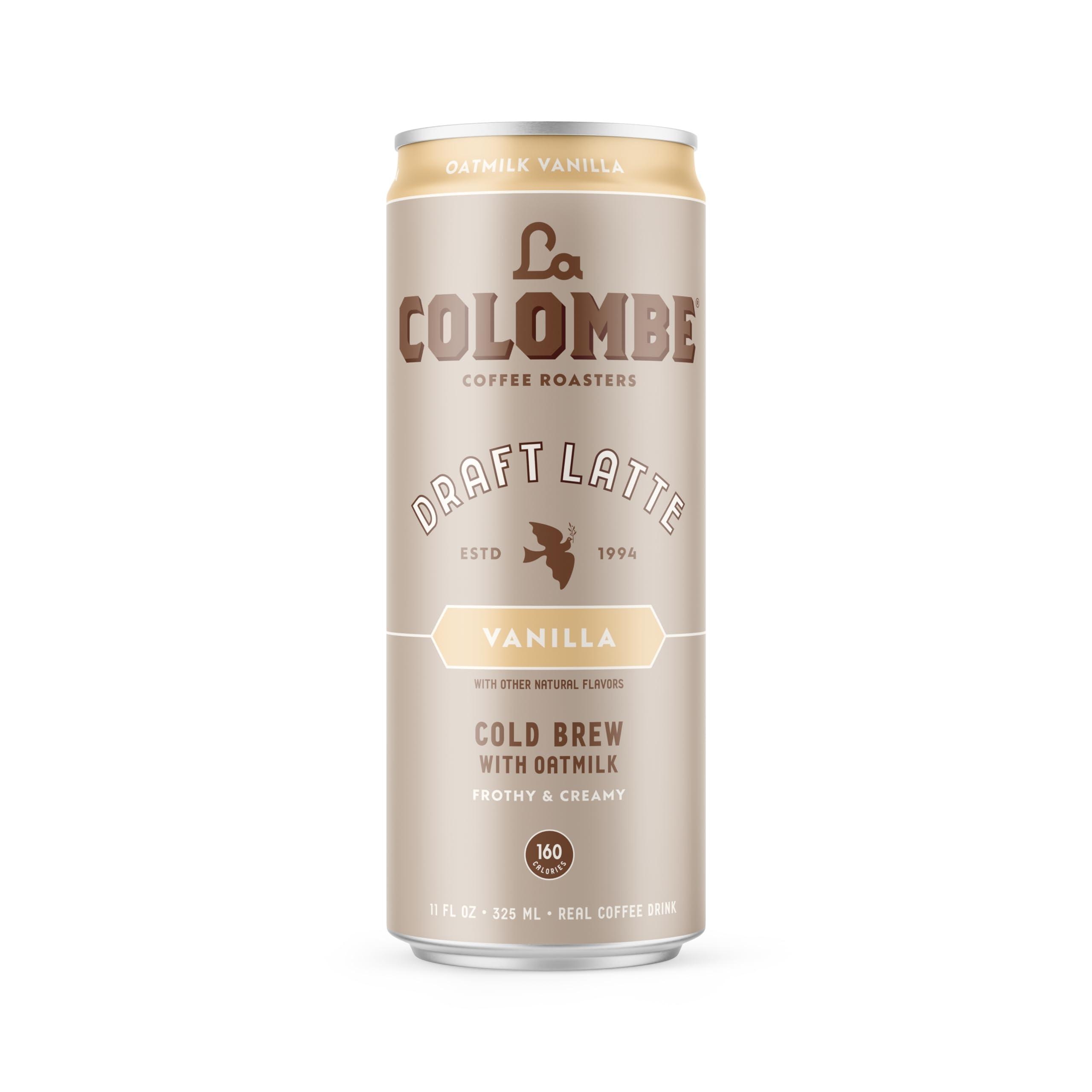 La Colombe Vanilla Draft Latte with Oatmilk.