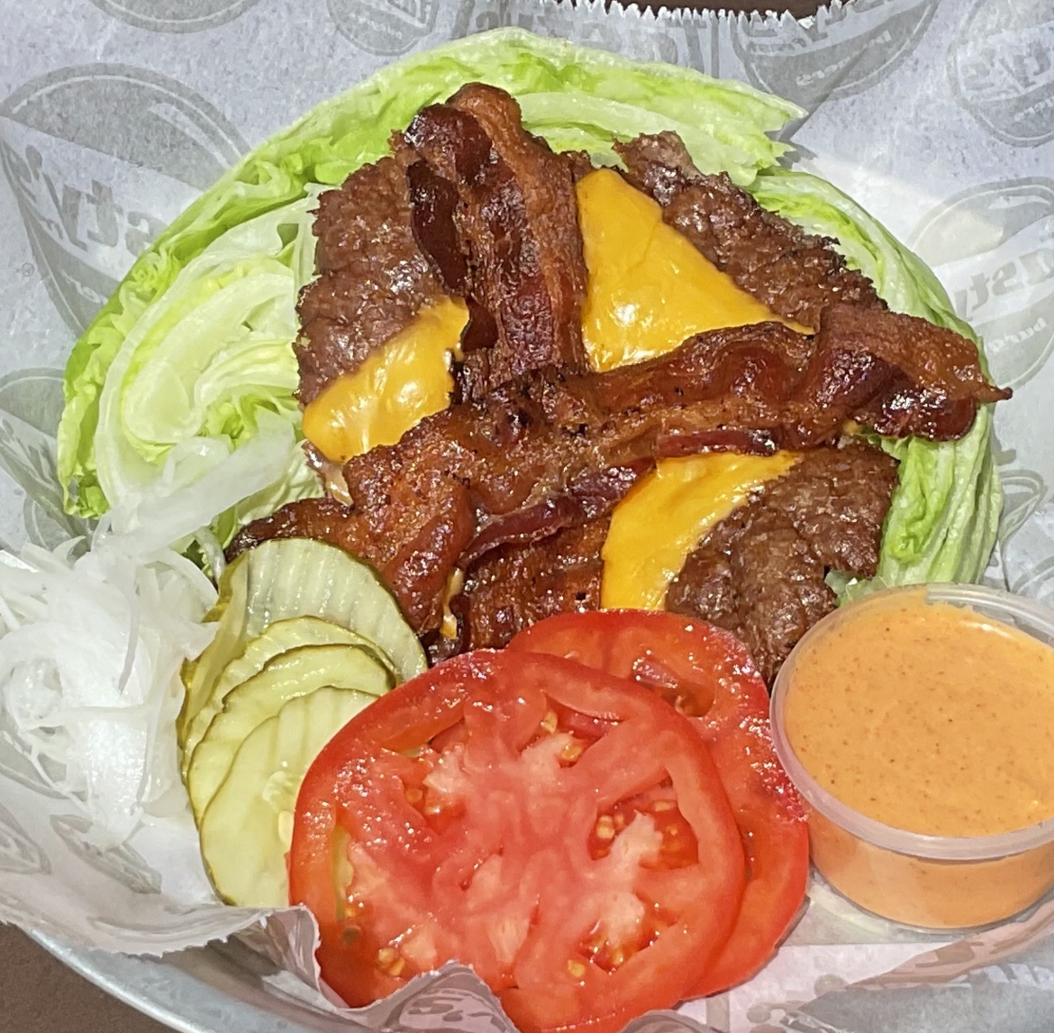 Fresh Salad Selection for Burger Lovers